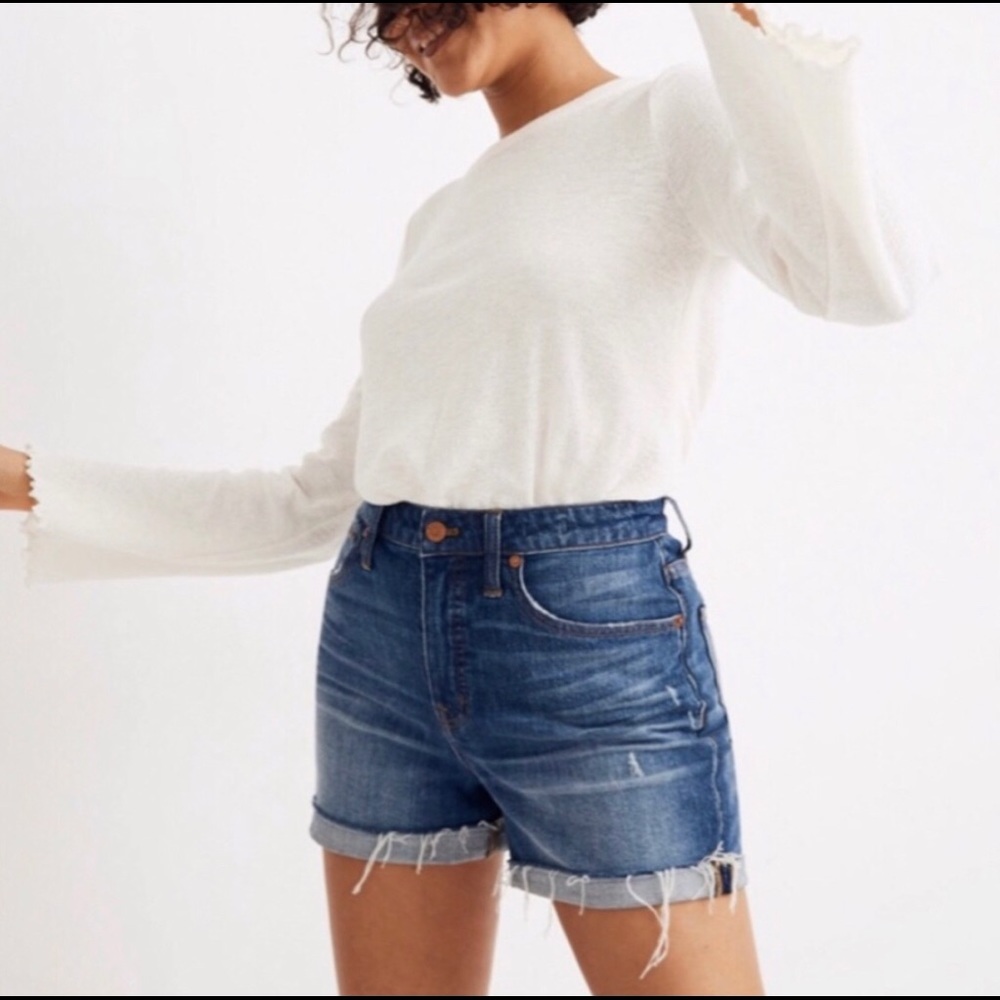 Madewell High-Rise Denim Shorts